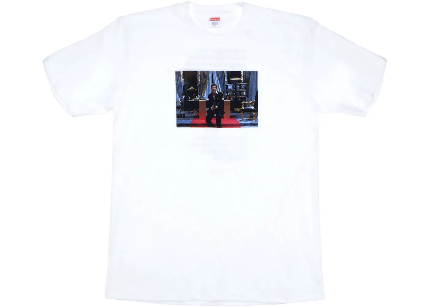 Мужская футболка с принтом Supreme Scarface Friend Tee, White