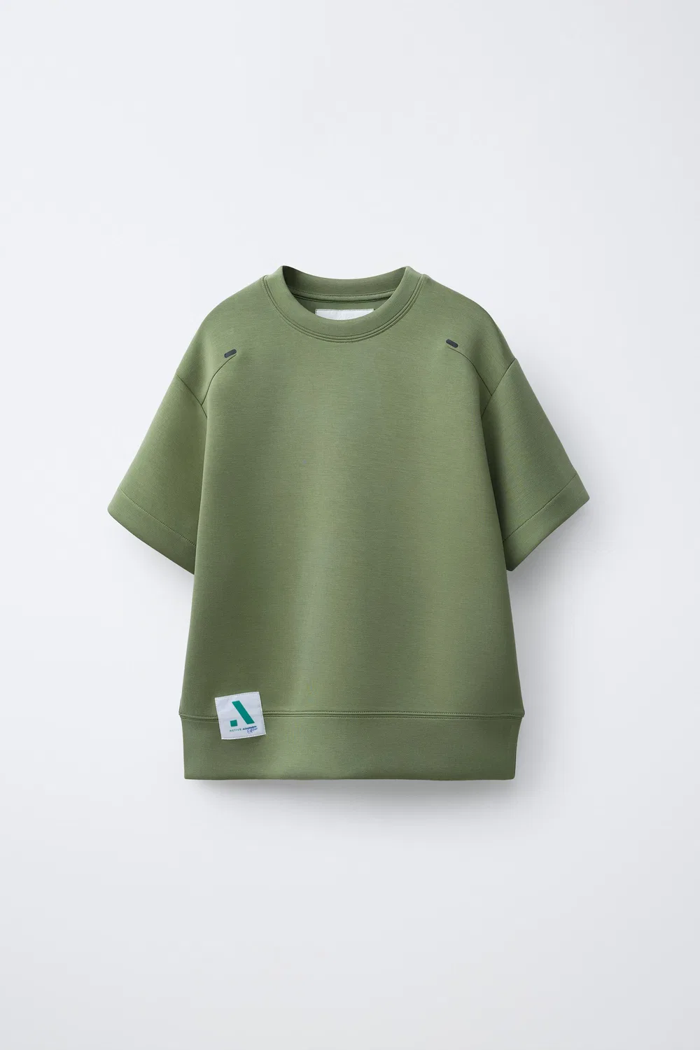 Спортивная футболка с логотипом ZARA, Mid-Green