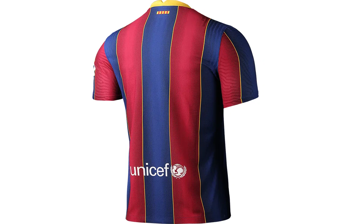 Футболка Barcelona FC 20/21 Match Shirt, Nike, Red Blue — фото 3