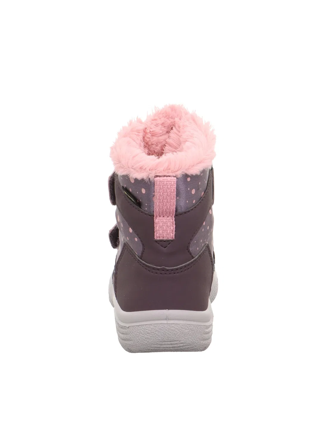 Детские снежные ботинки для девочек с липучкой Crystal Superfit, Purple Pink 8500 — фото 3