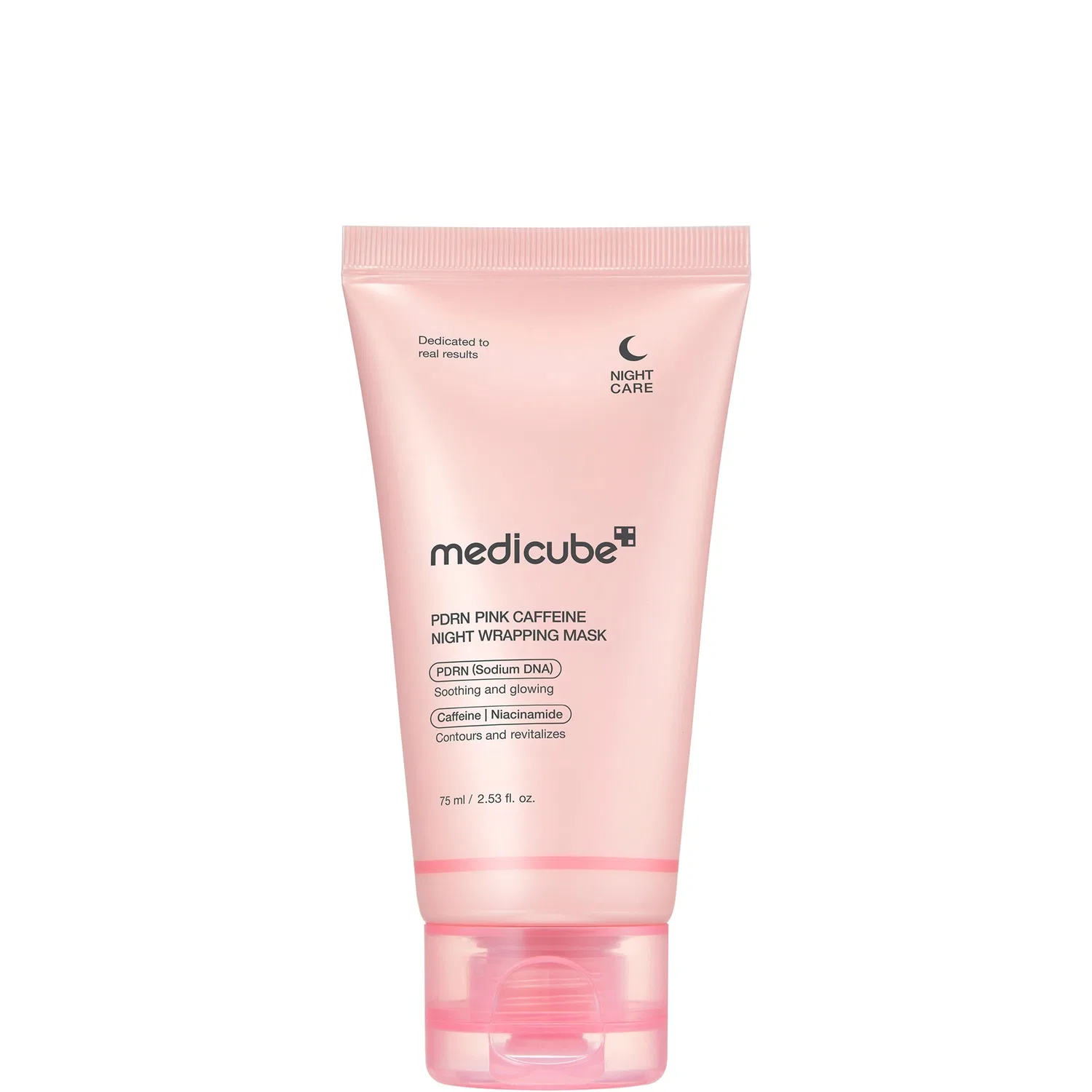 Ночная обертывающая маска для лица PDRN Pink Caffeine Medicube, 75 мл