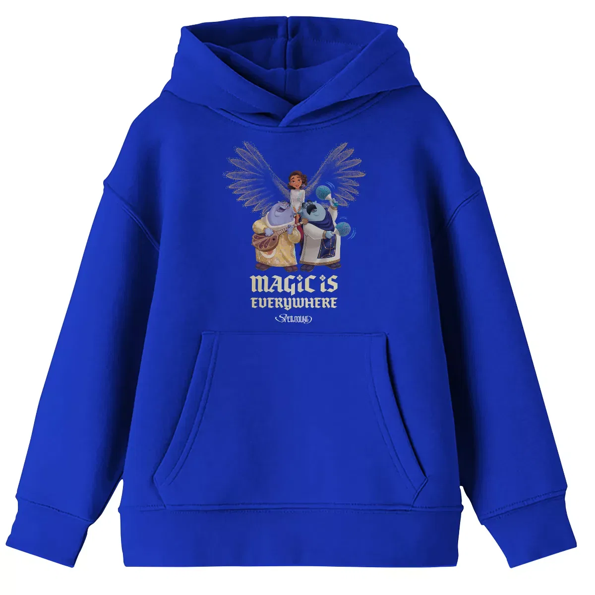 Детское худи с принтом Spellbound Elian & Oracles Magic Is Everywhere, Royal Blue