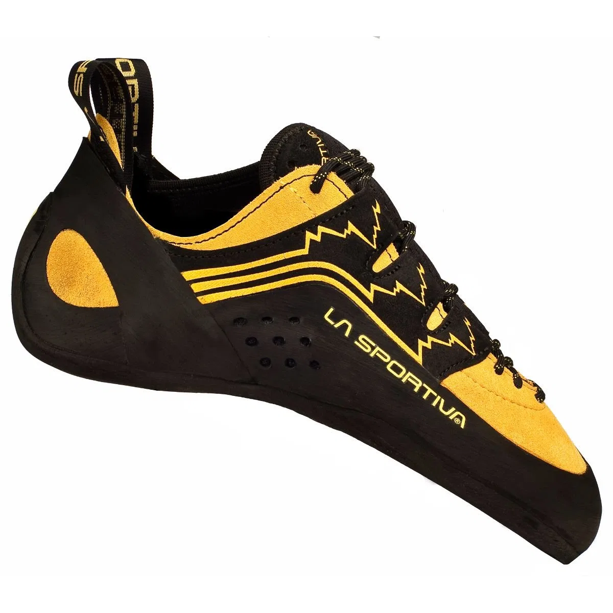 Детские скальные туфли для мальчиков и девочек Katana Laces La Sportiva, Yellow Black — фото 2