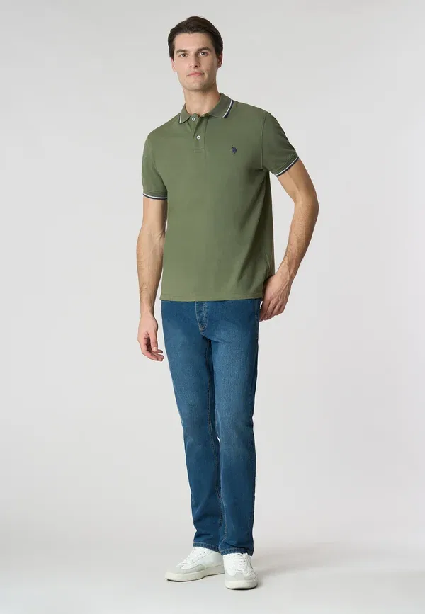 Джинсы прямого кроя Straight leg jeans U.S. Polo Assn, blu U.S. Polo Assn., синий — фото 2