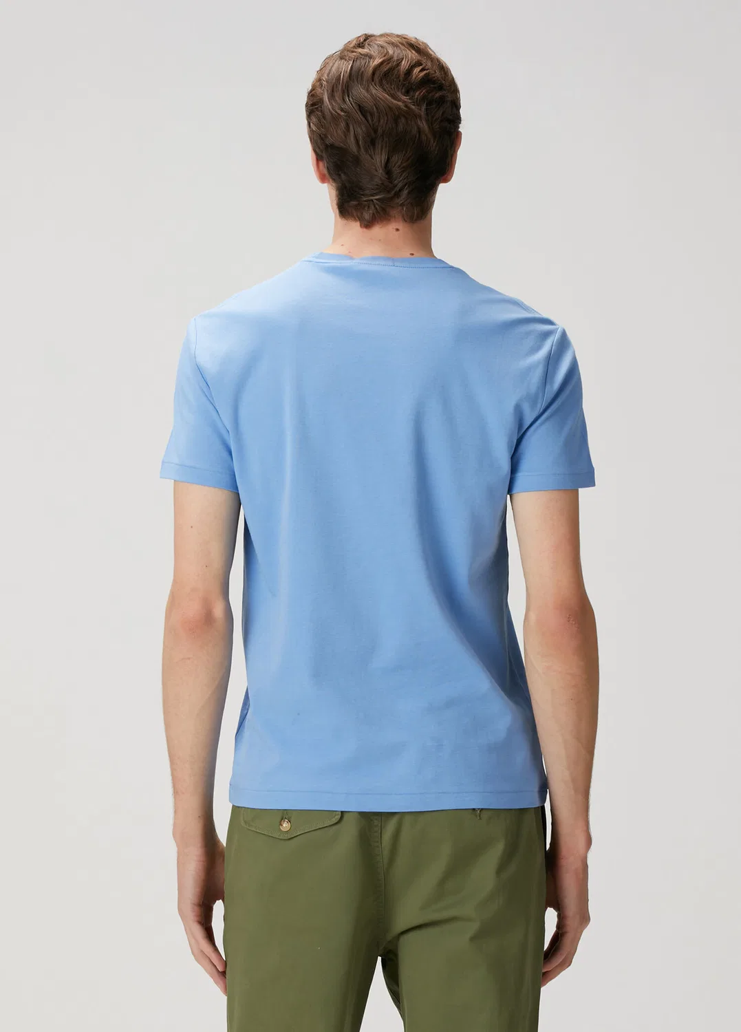 Футболка Slim Fit Polo Ralph Lauren, light blue — фото 4