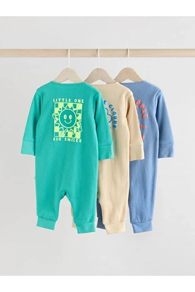 Детский комбинезон для новорожденных с принтом Next Baby, Multicolor — фото 2