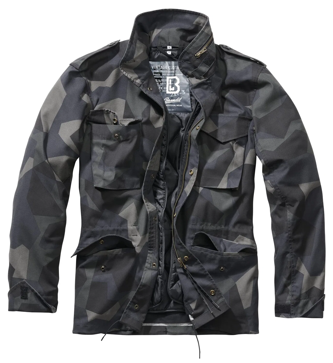 Мужская куртка M65 Standard Brandit, m90 dark camouflage