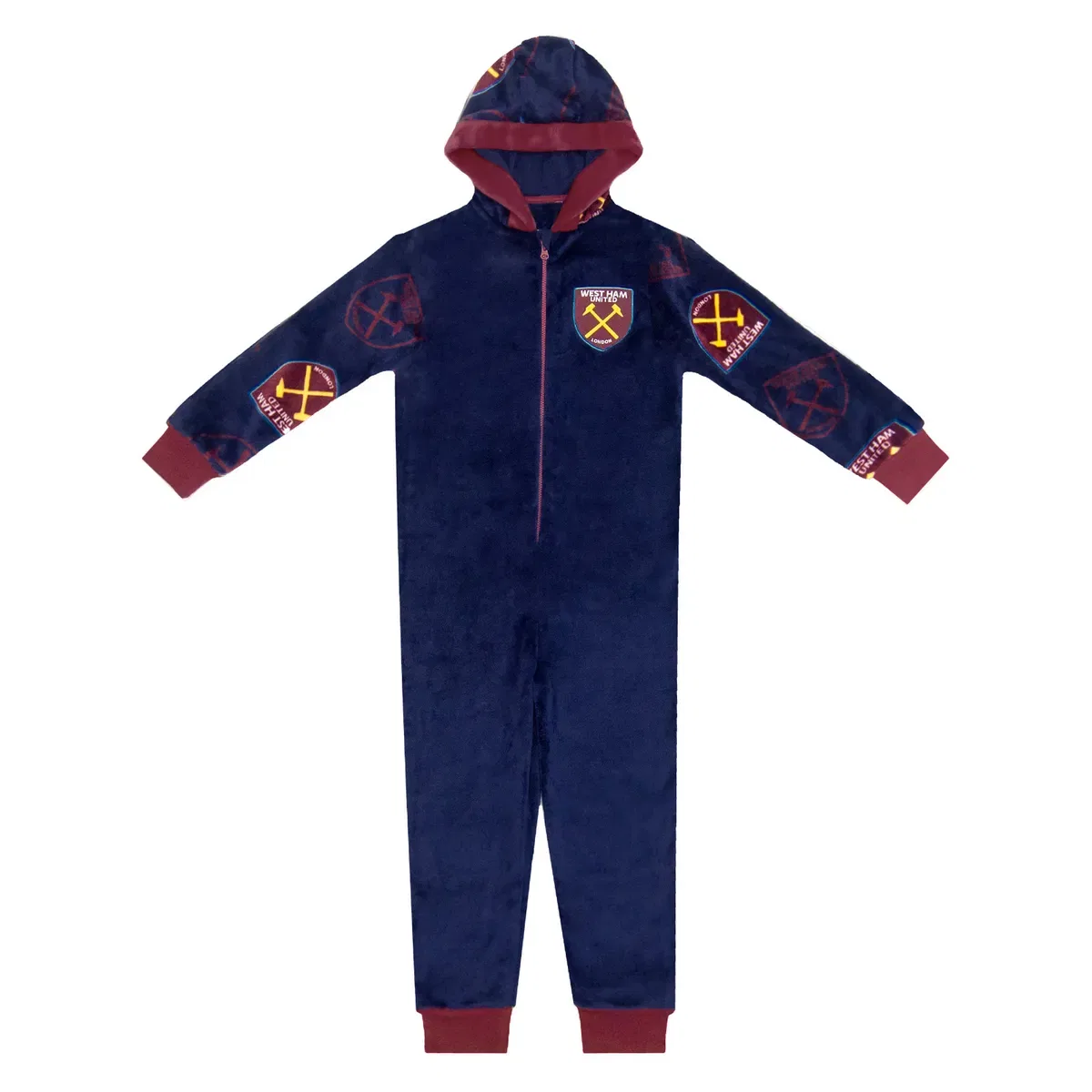 Детский флисовый комбинезон West Ham United Fc, Navy