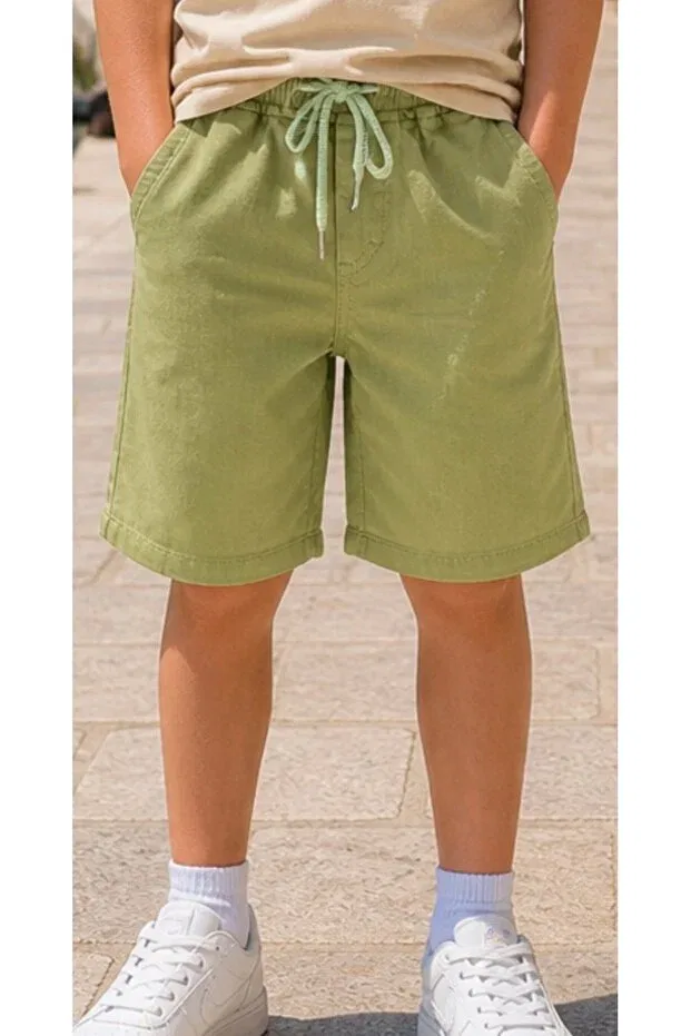 Детские шорты для мальчиков джинсовые Rindo Kids, Green — фото 2