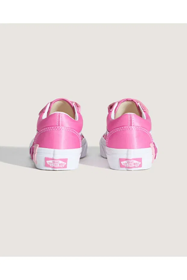 Детские кеды для девочек Old skool v bow kids shoes pink Vans, Pink — фото 3