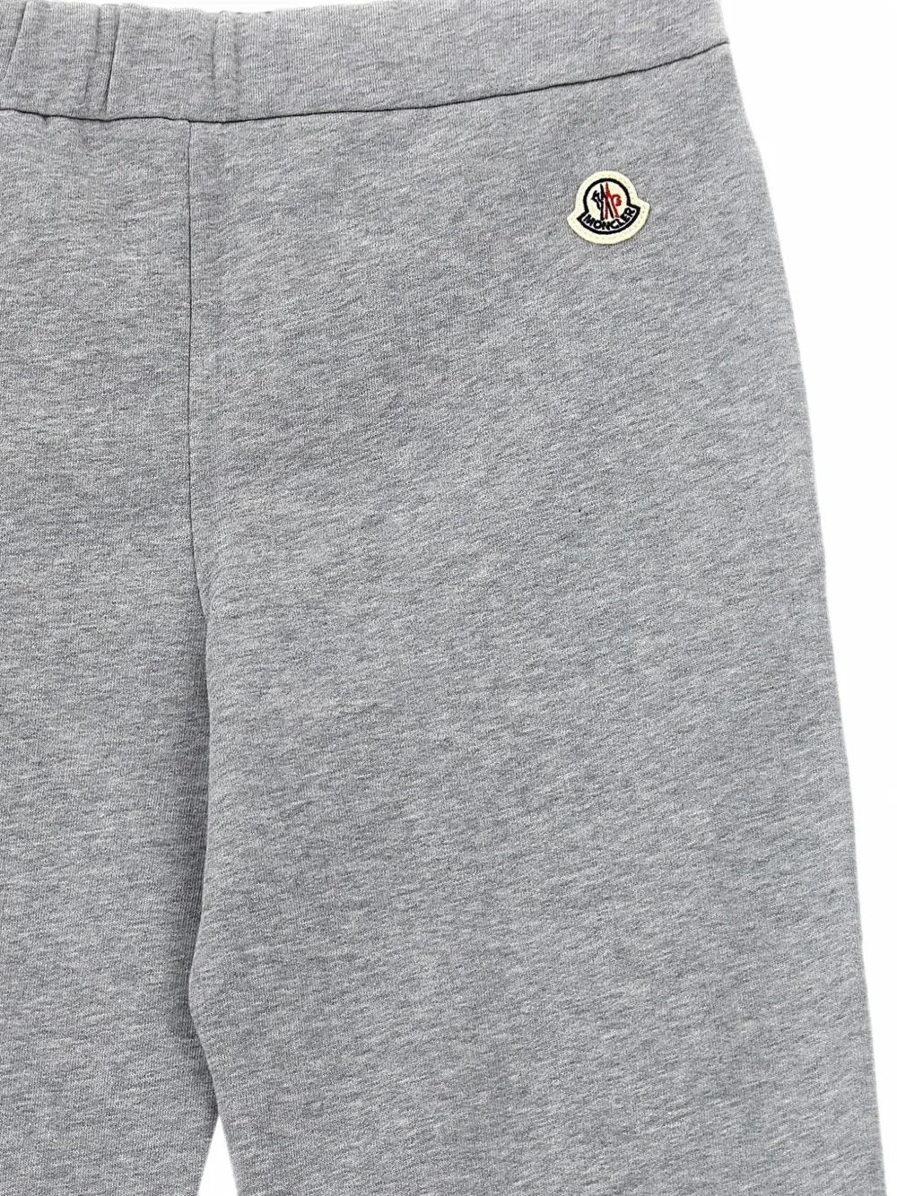 Спортивные штаны с отделкой крючком Moncler Enfant, серый — фото 3