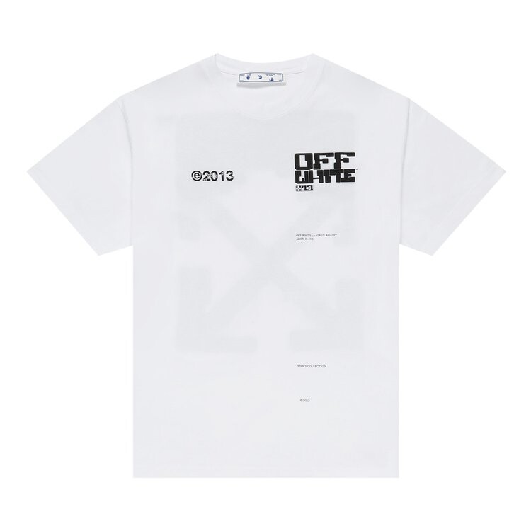 Футболка мужская Off-White Tech Marker с контрастным принтом, белый — фото 2