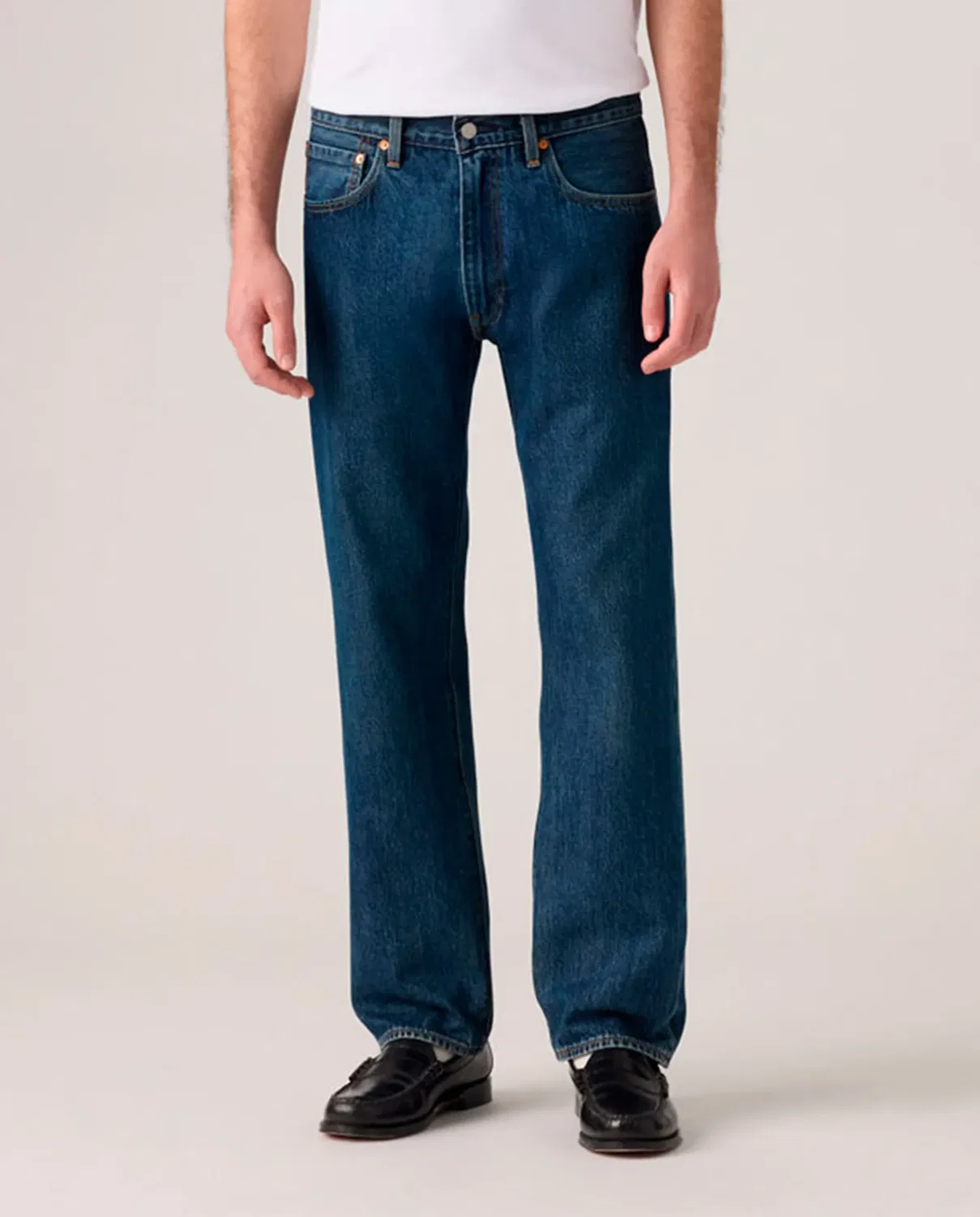 Мужские джинсы Relaxed Straight 555 Levi's, Azul Índigo — фото 2
