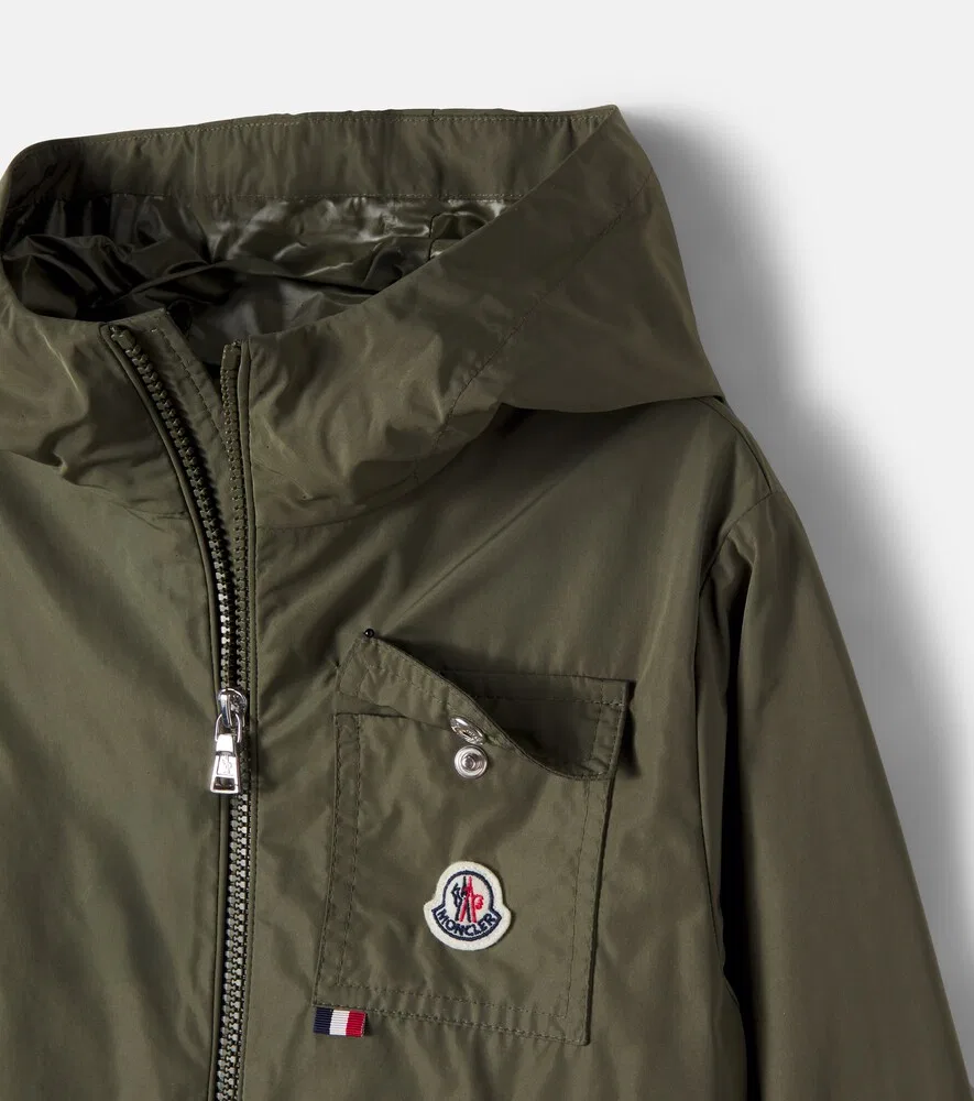 Куртка с капюшоном Xavian Moncler Enfant, зеленый — фото 4