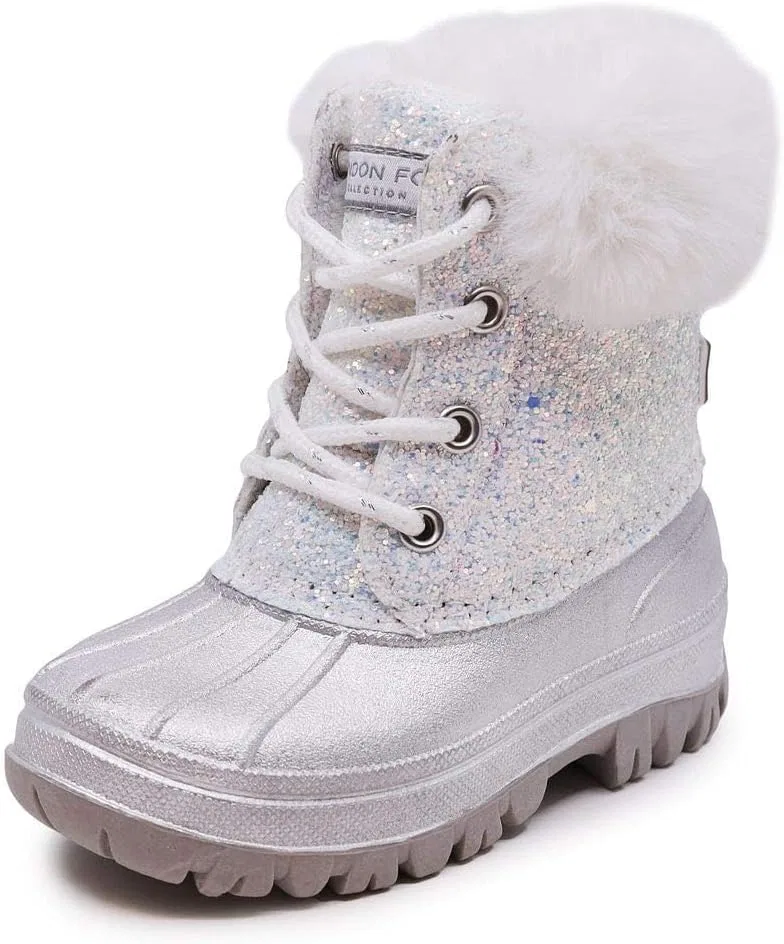 Детские зимние сапоги для девочек с утеплителем Tadley London Fog, White