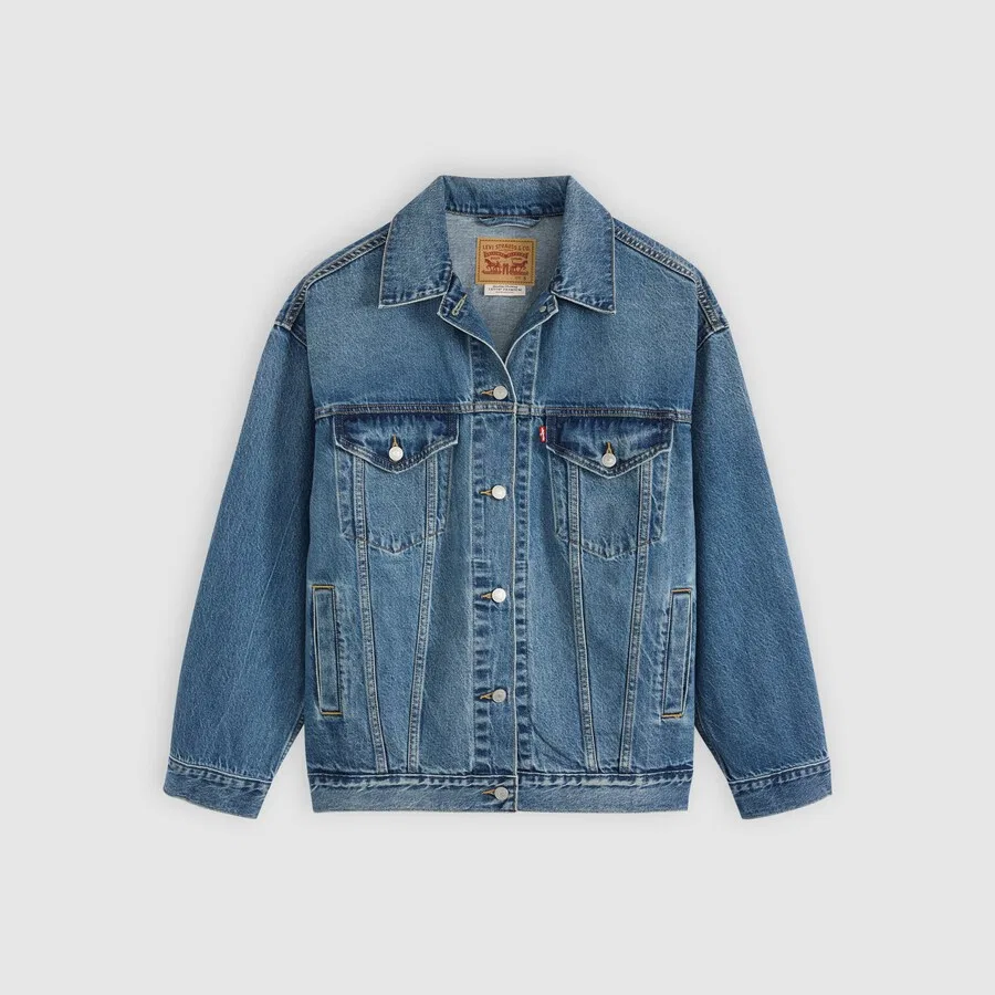 Куртка LEVI'S Between-Season 'TRUCKER' синего цвета — фото 3