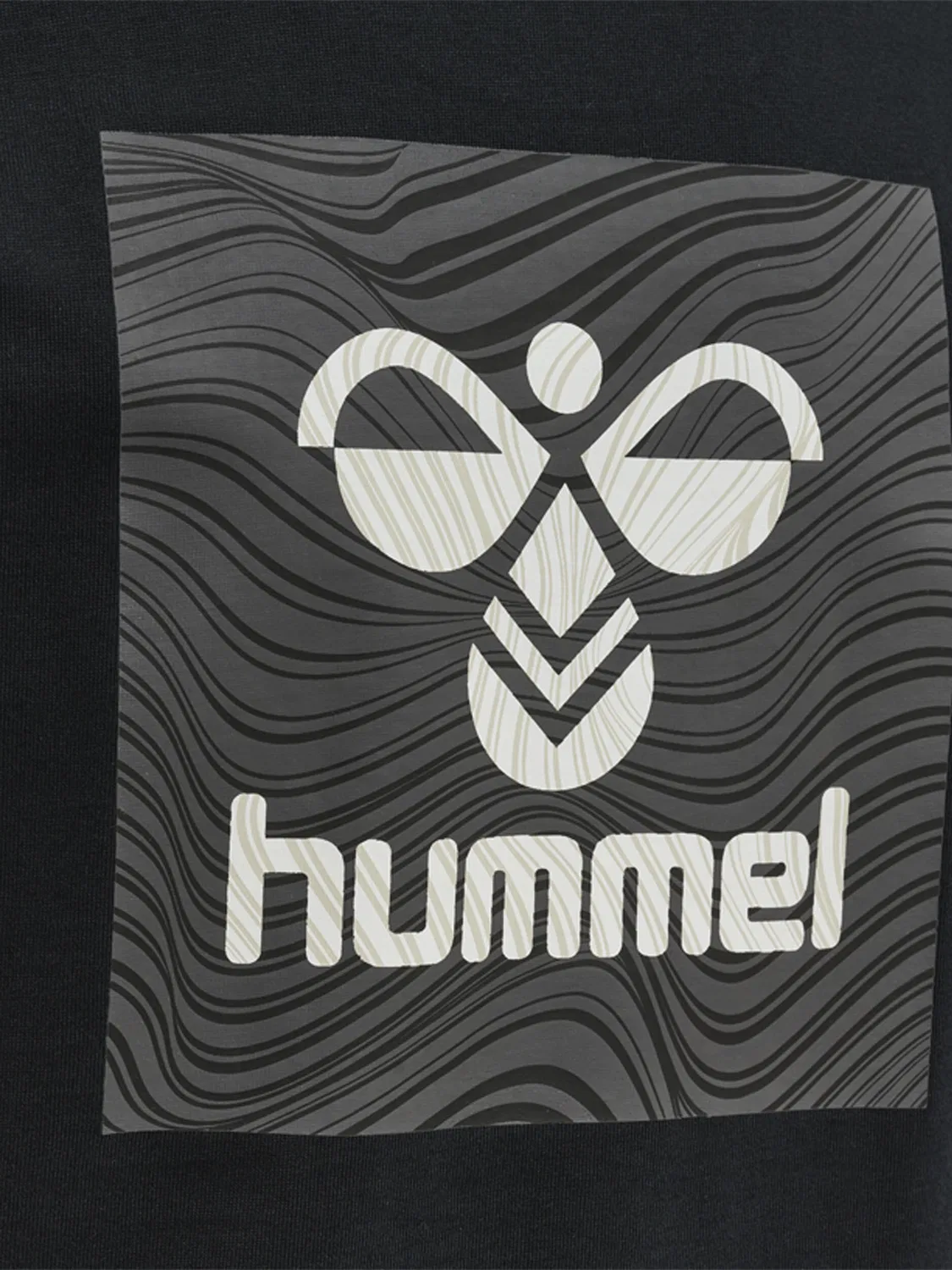 Детская футболка с принтом Hmloffgrid Hummel, Schwarz Hellzinngrau — фото 4