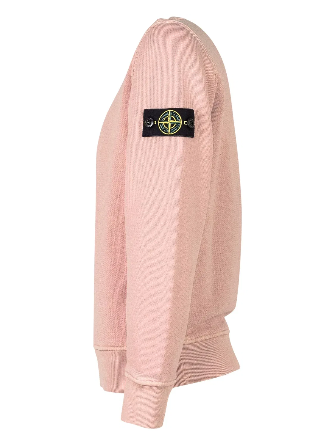 Свитшот с нашивками Stone Island, розовый — фото 2