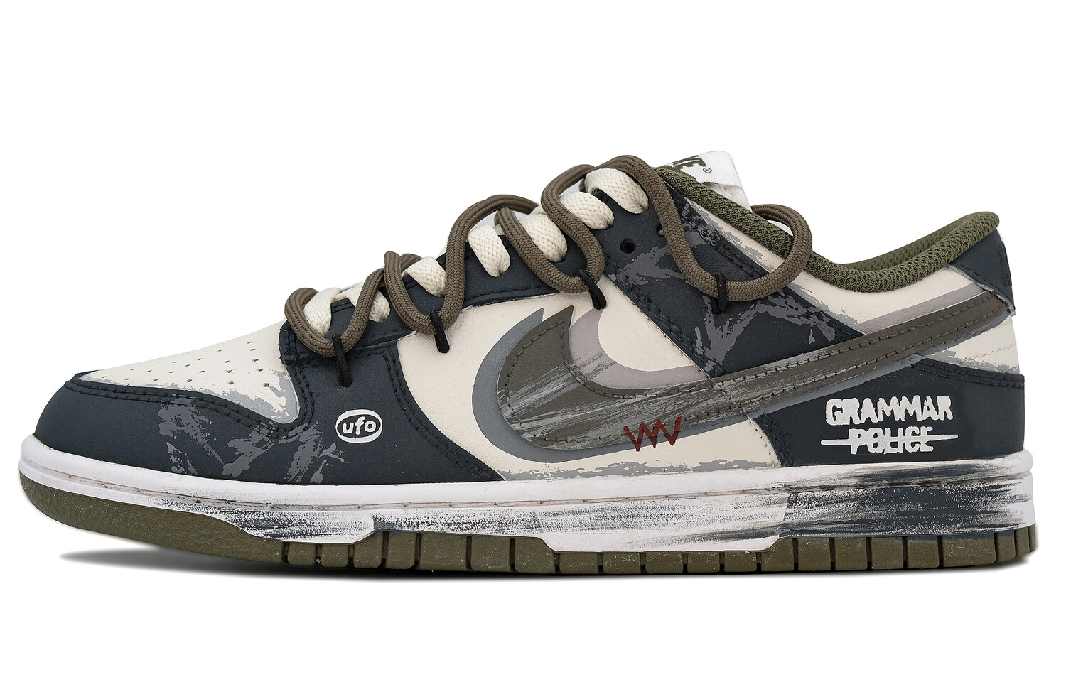 Кроссовки Nike Dunk Skateboard Shoes Women's Low-Top Blue, синий
