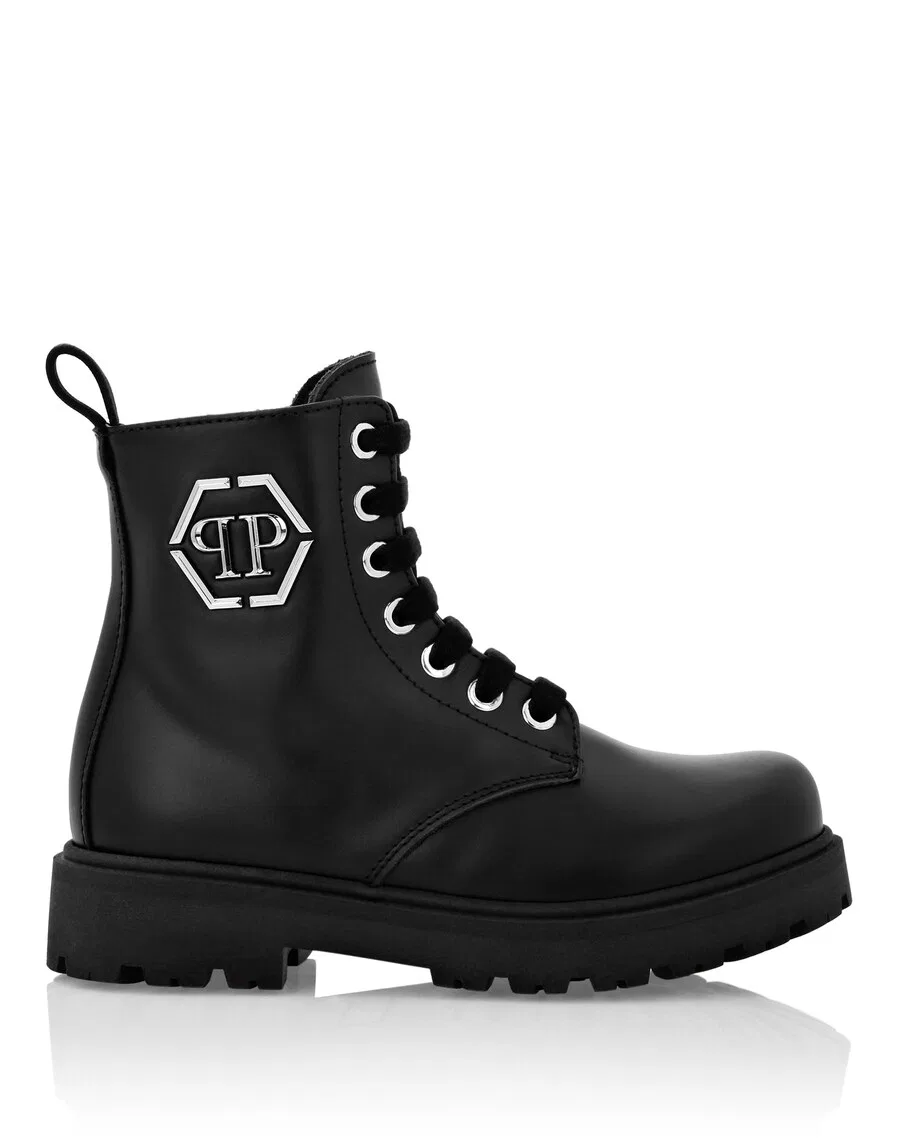 Ботинки Philipp Plein 'Hexagon' черного цвета — фото 2