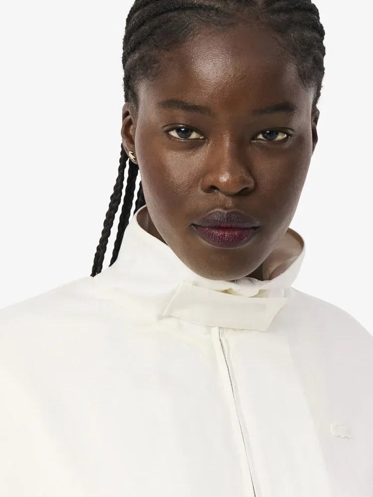 Куртка LACOSTE из смесового льна, White — фото 2
