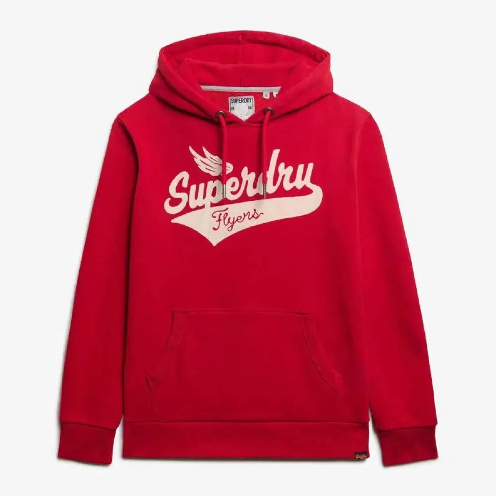 Худи Superdry Flyers Script, красный — фото 3