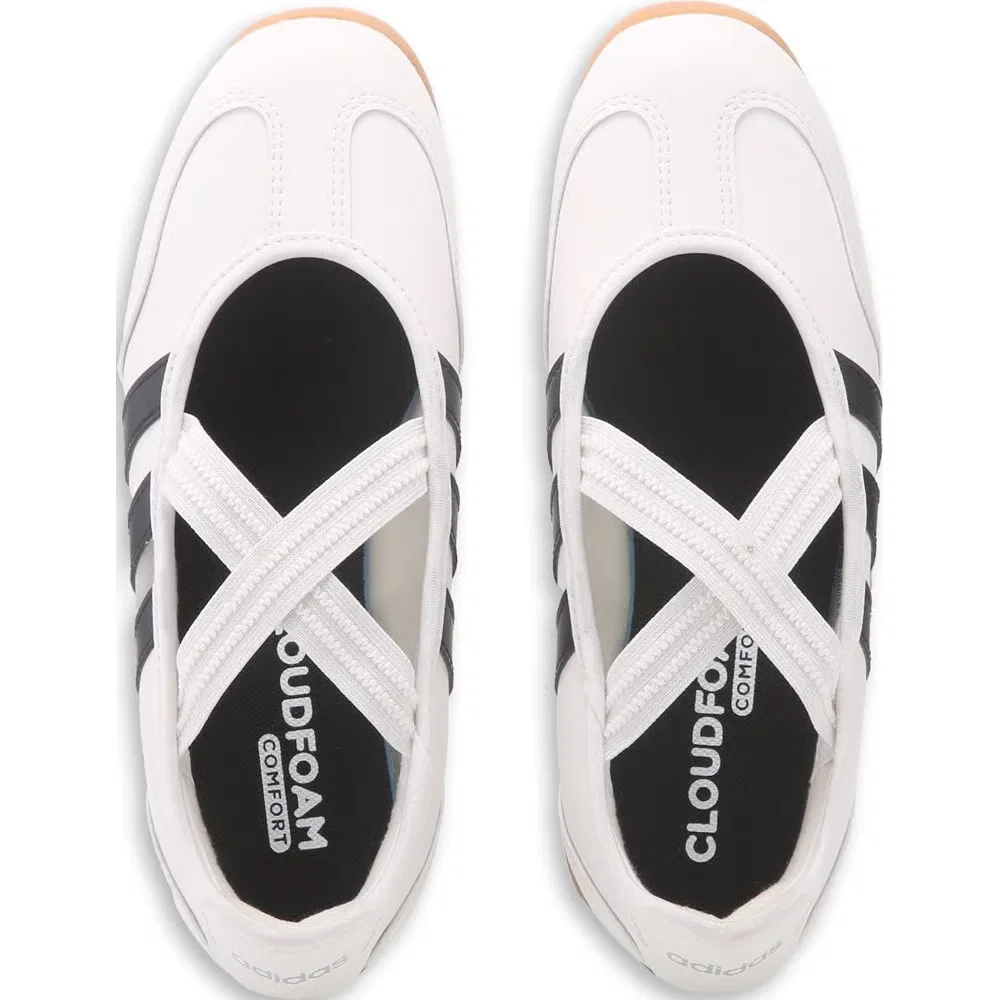 Детские кроссовки Barreda Mary Jane Adidas, White/Black — фото 4