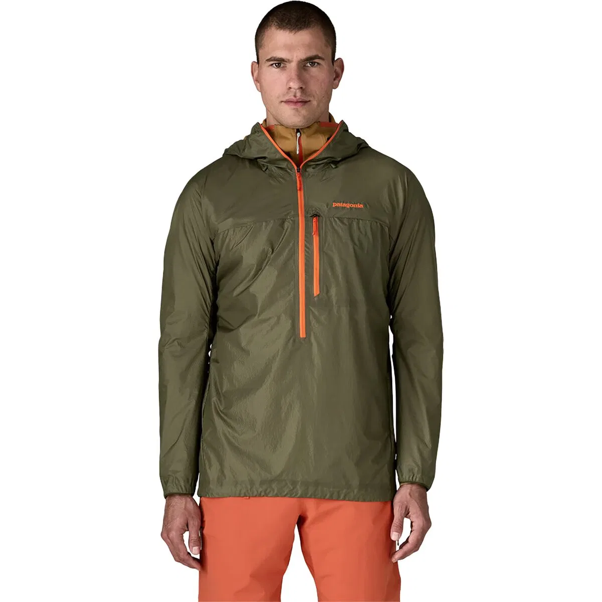 Мужская ветровка из переработанного нейлона Houdini Rock Jacket Patagonia, Basin Green