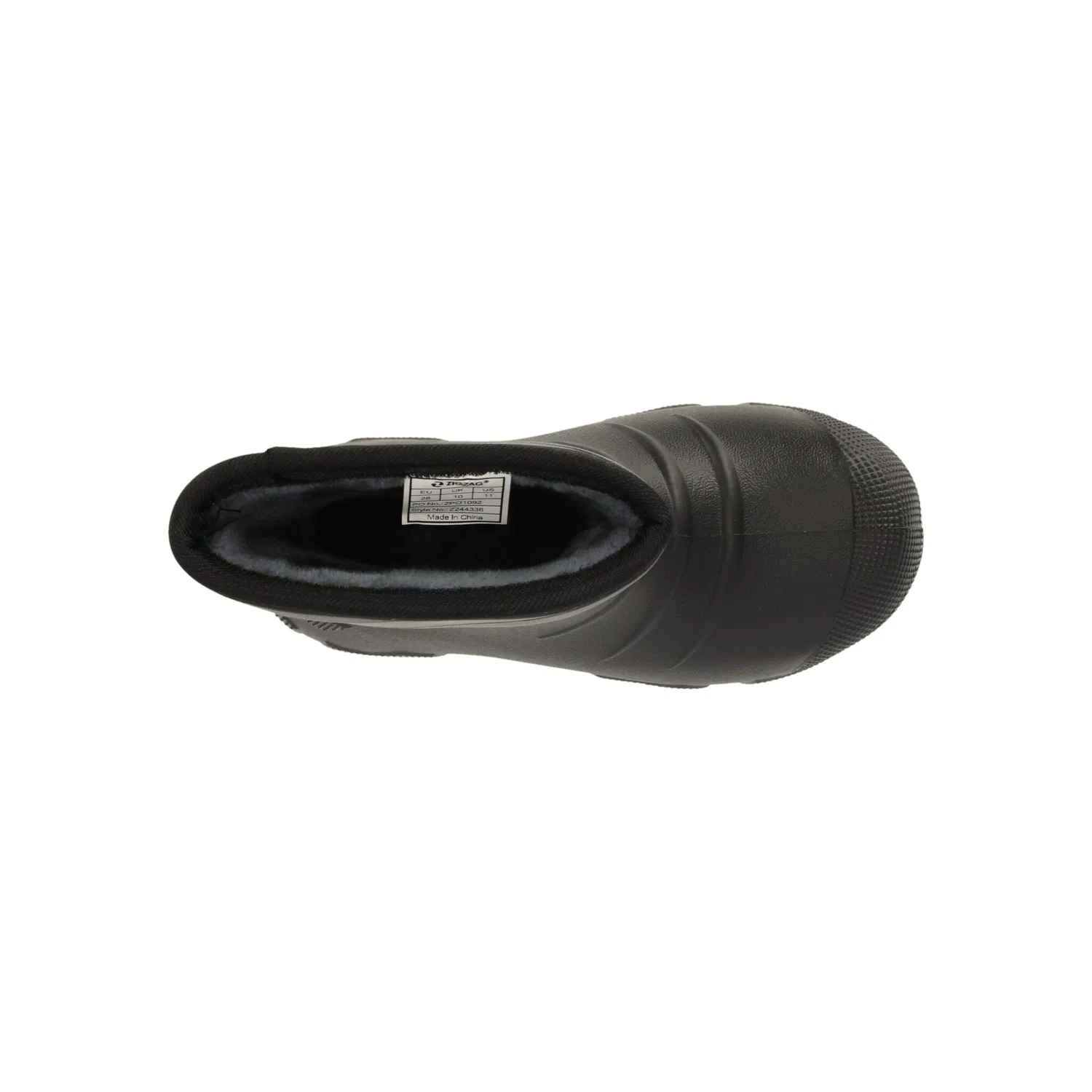 Детские резиновые сапоги водонепроницаемые KYLO KIDS EVA BOOT ZIGZAG, Black — фото 3