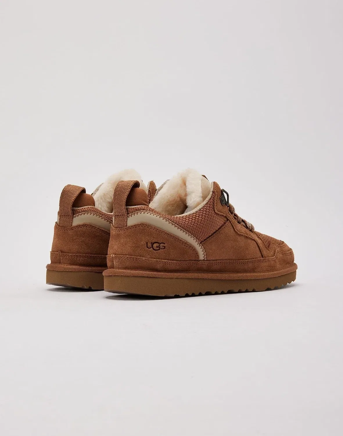 Детские кроссовки UGG Lowmel из замши, коричневый — фото 3