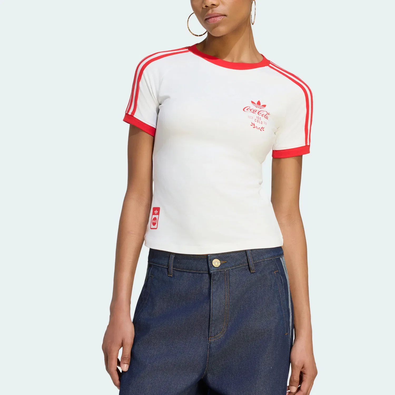 Футболка Coca-Cola Women's, Adidas Originals, Bright White — фото 4