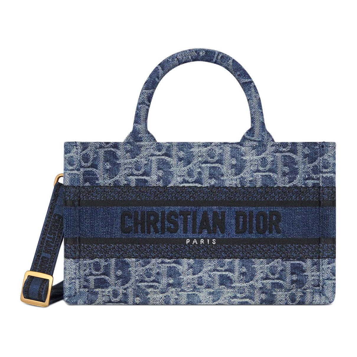 

DIOR Кроссбод сумка мини женская голубая