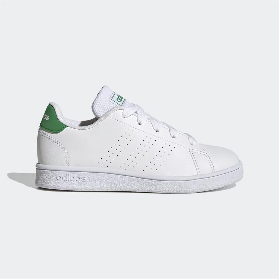 Кроссовки с верхом из экокожи Advantage K adidas, Белый