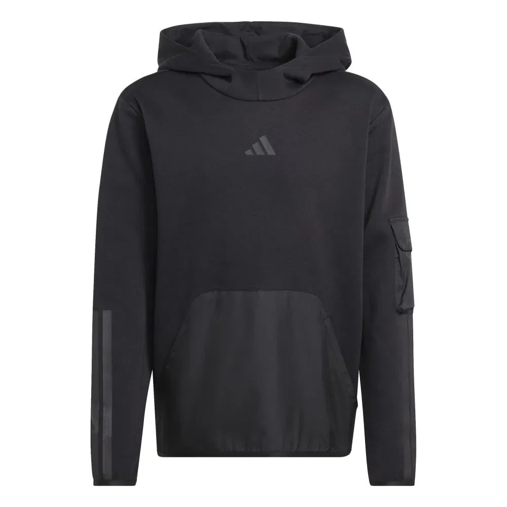 Толстовка флисовая Adidas Utility Pack Adidas, черный — фото 3