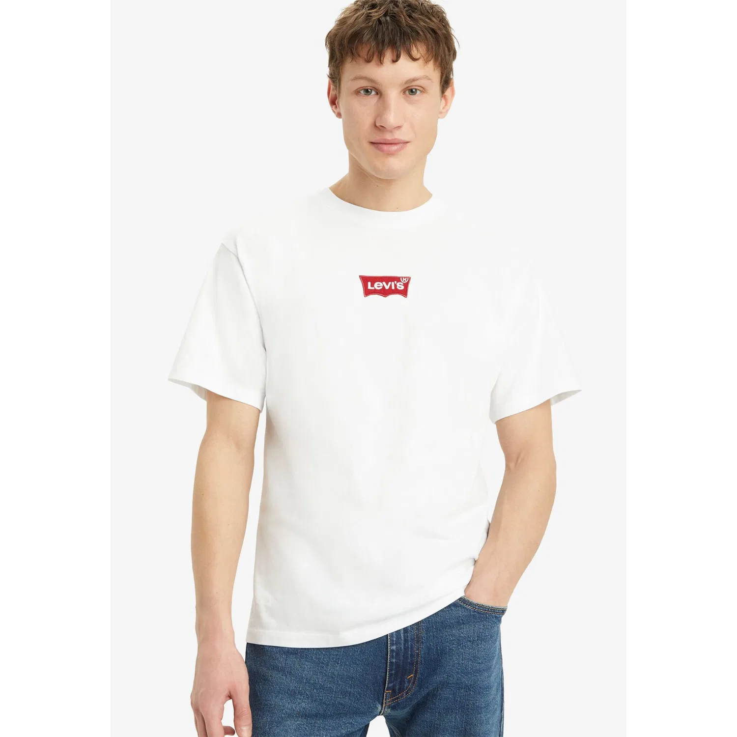 Мужская футболка с логотипом Levi's, White — фото 4