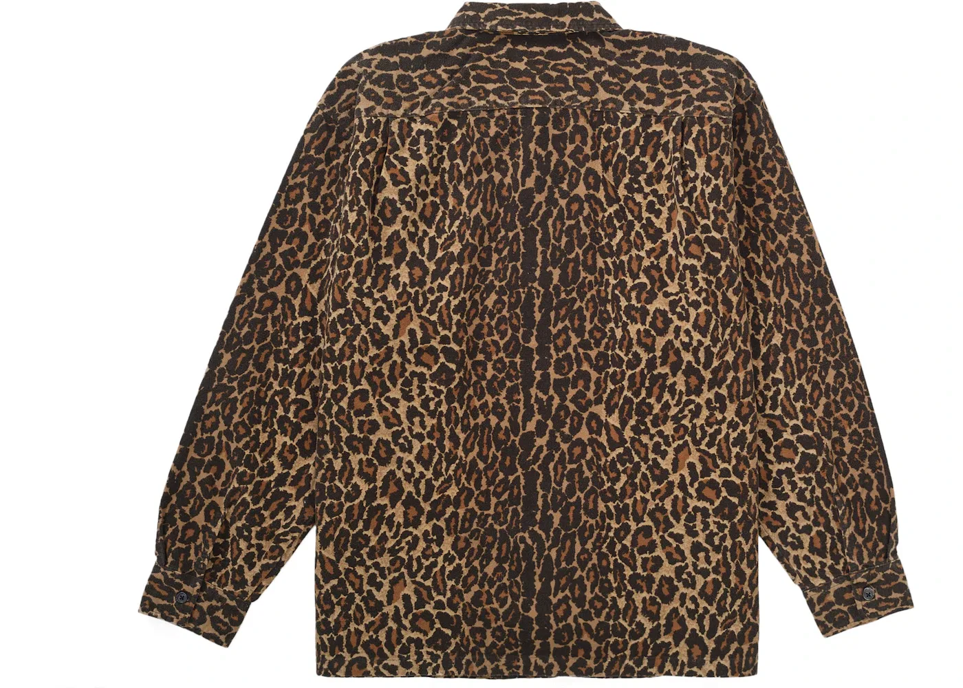 Мужская фланелевая пижамная рубашка с принтом Leopard Supreme, Leopard — фото 2