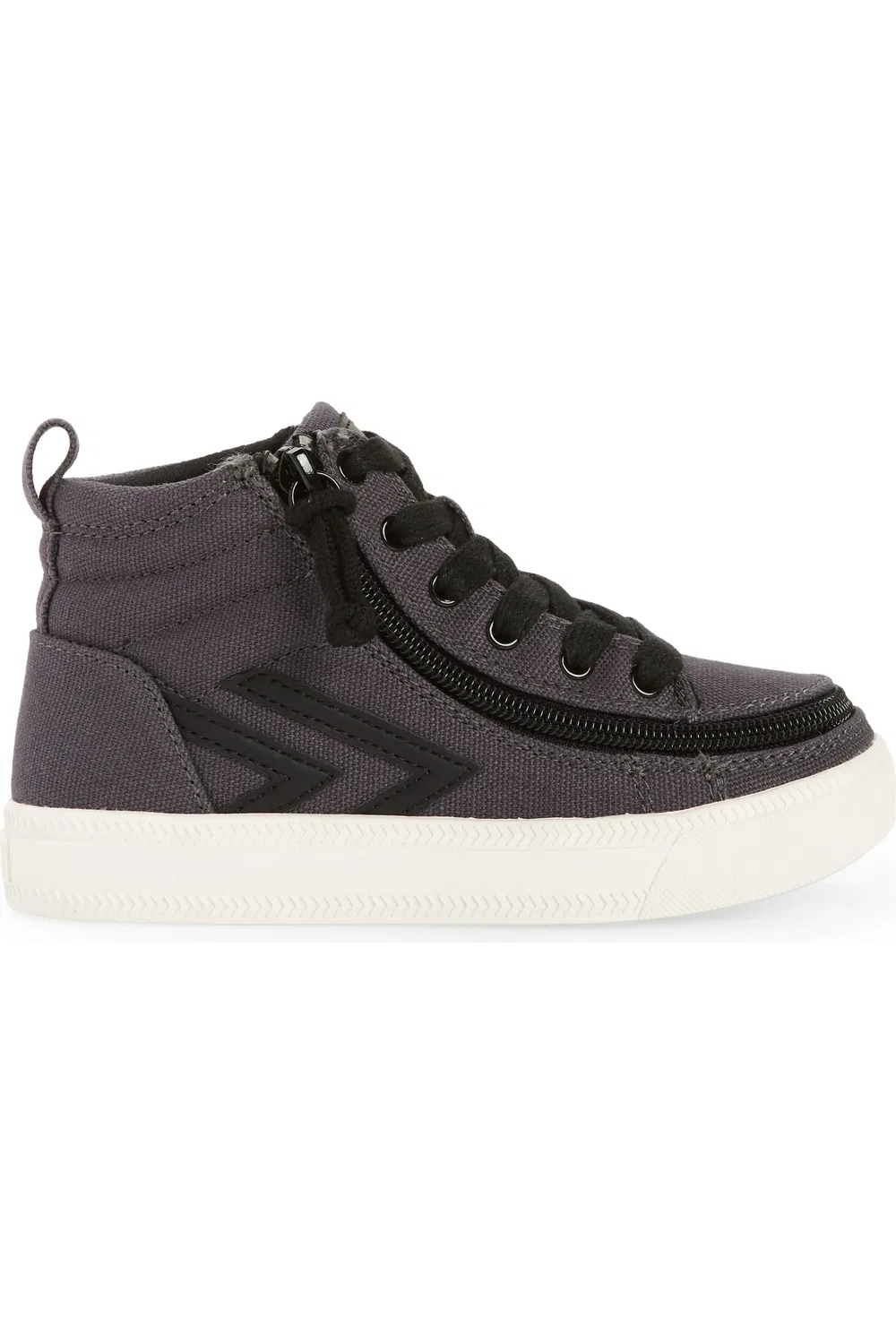 Кроссовки детские высокие с молнией Billy CS BILLY Footwear, Charcoal/Black — фото 3
