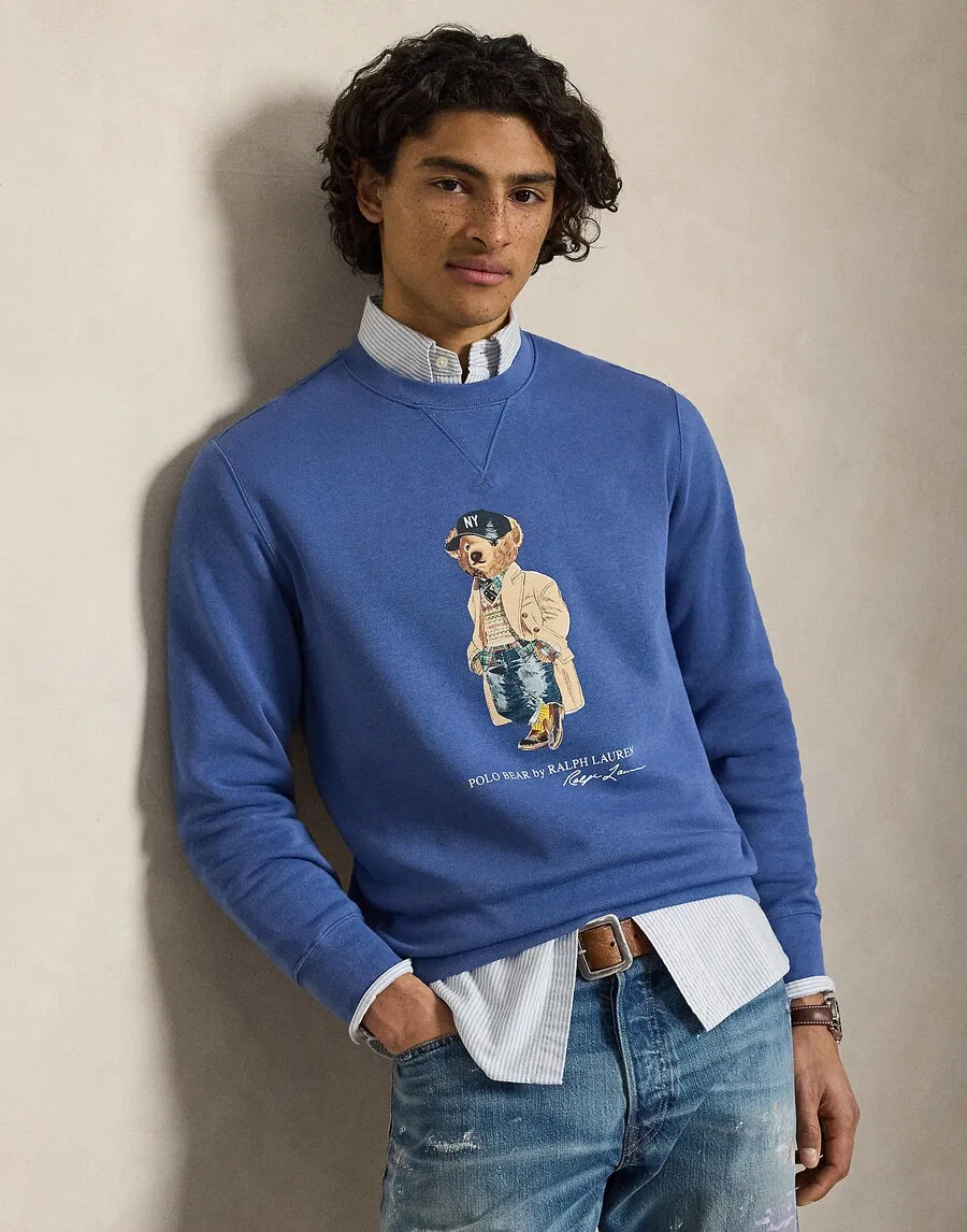 Толстовка Polo Ralph Lauren темно-синего и сапфирового цвета — фото 2