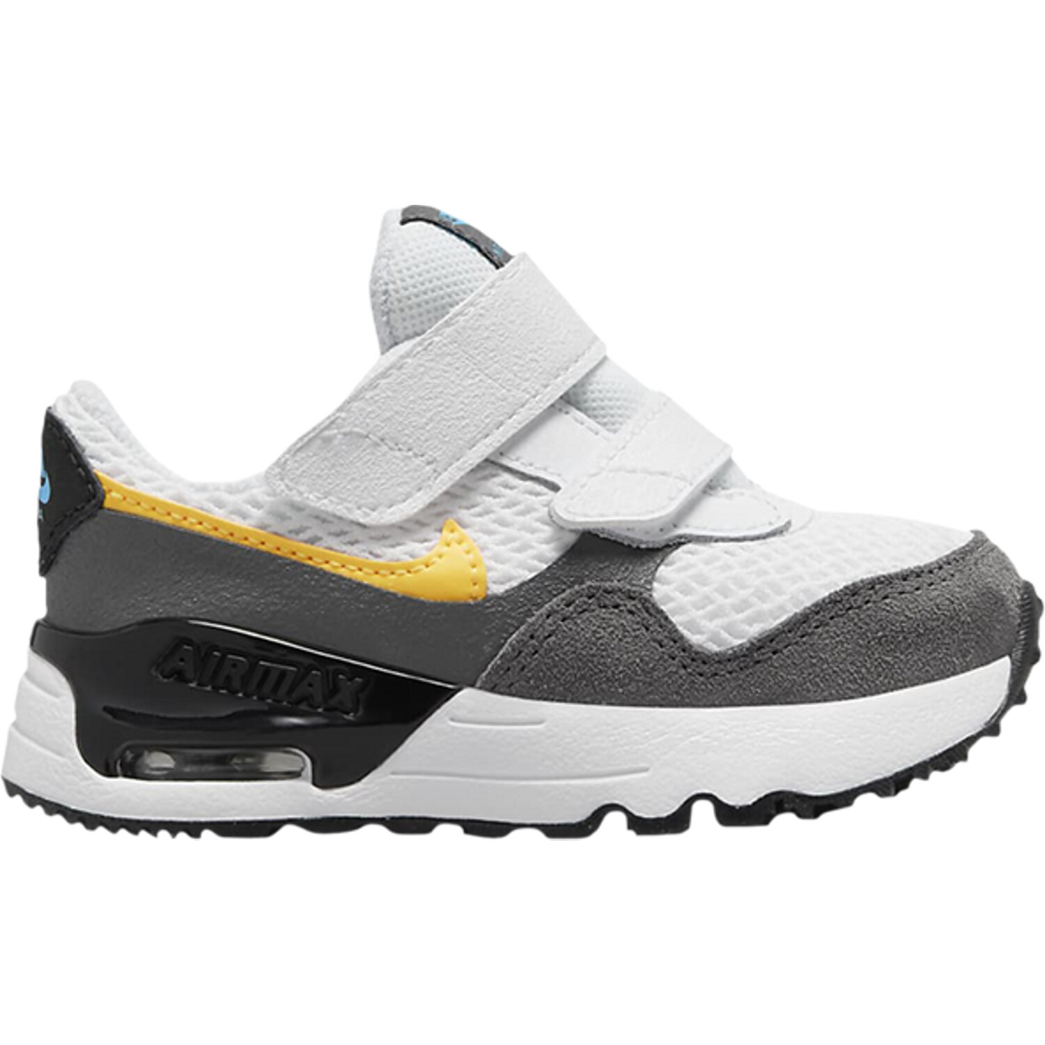 

Кроссовки для малышей Nike Air Max Systm TD, бело-серый