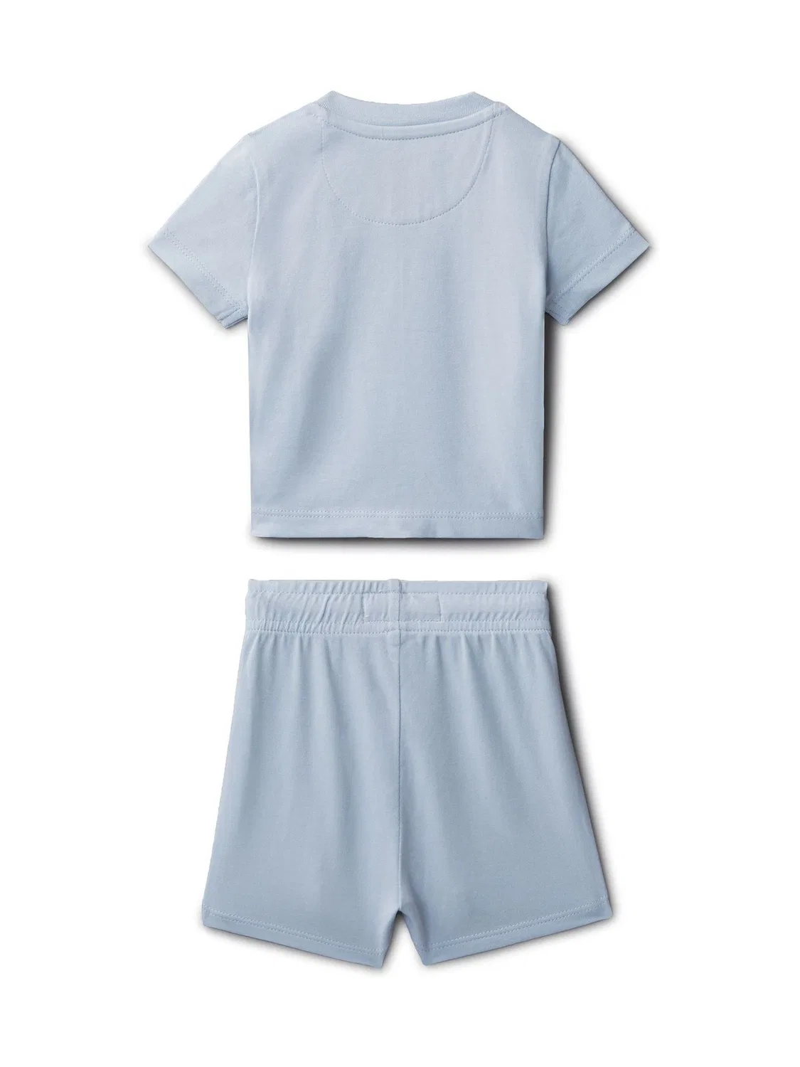 Комплект из трикотажных шорт и топа Calvin Klein, синий — фото 2