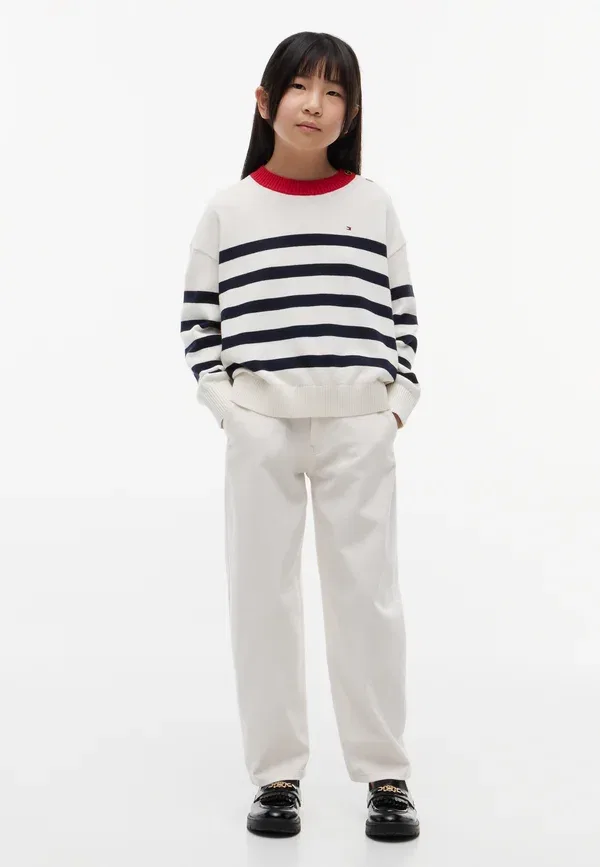 Свитер Striped Tommy Hilfiger Ivory, слоновая кость — фото 2