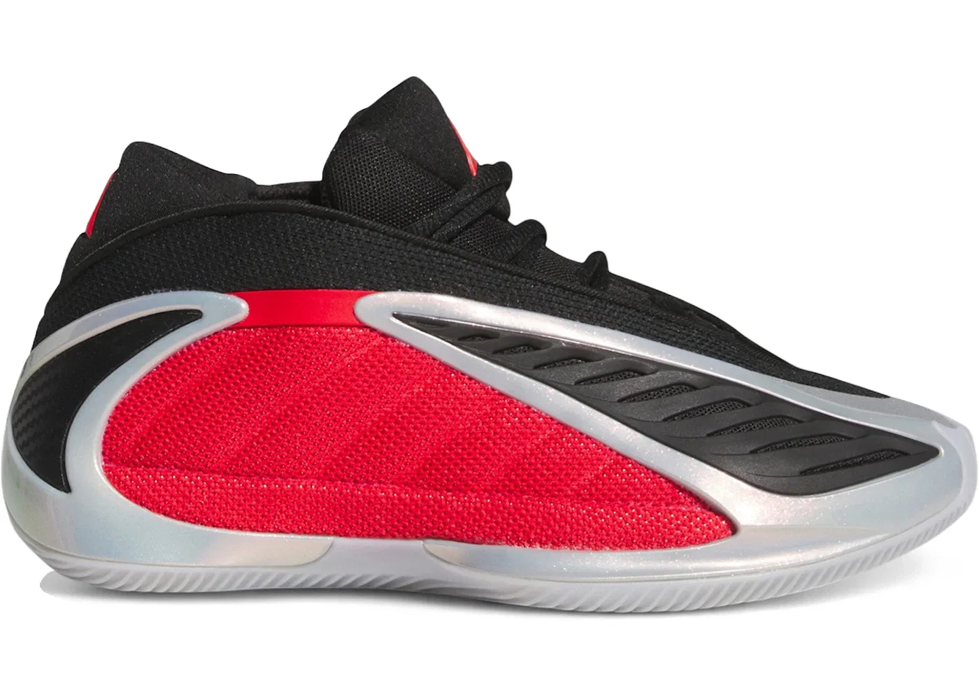 Детские кроссовки для мальчиков с дизайном Adidas AE 2 Georgia Bulldogs (GS) Adidas, Silver Metallic/Pure Ruby/Core Black