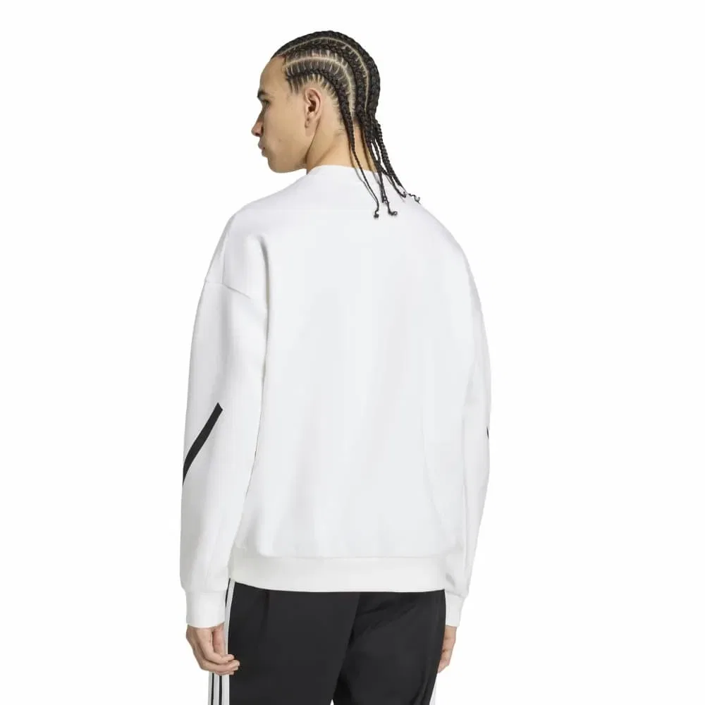 Мужской свитшот с круглым вырезом Z.N.E. Adidas, White — фото 2