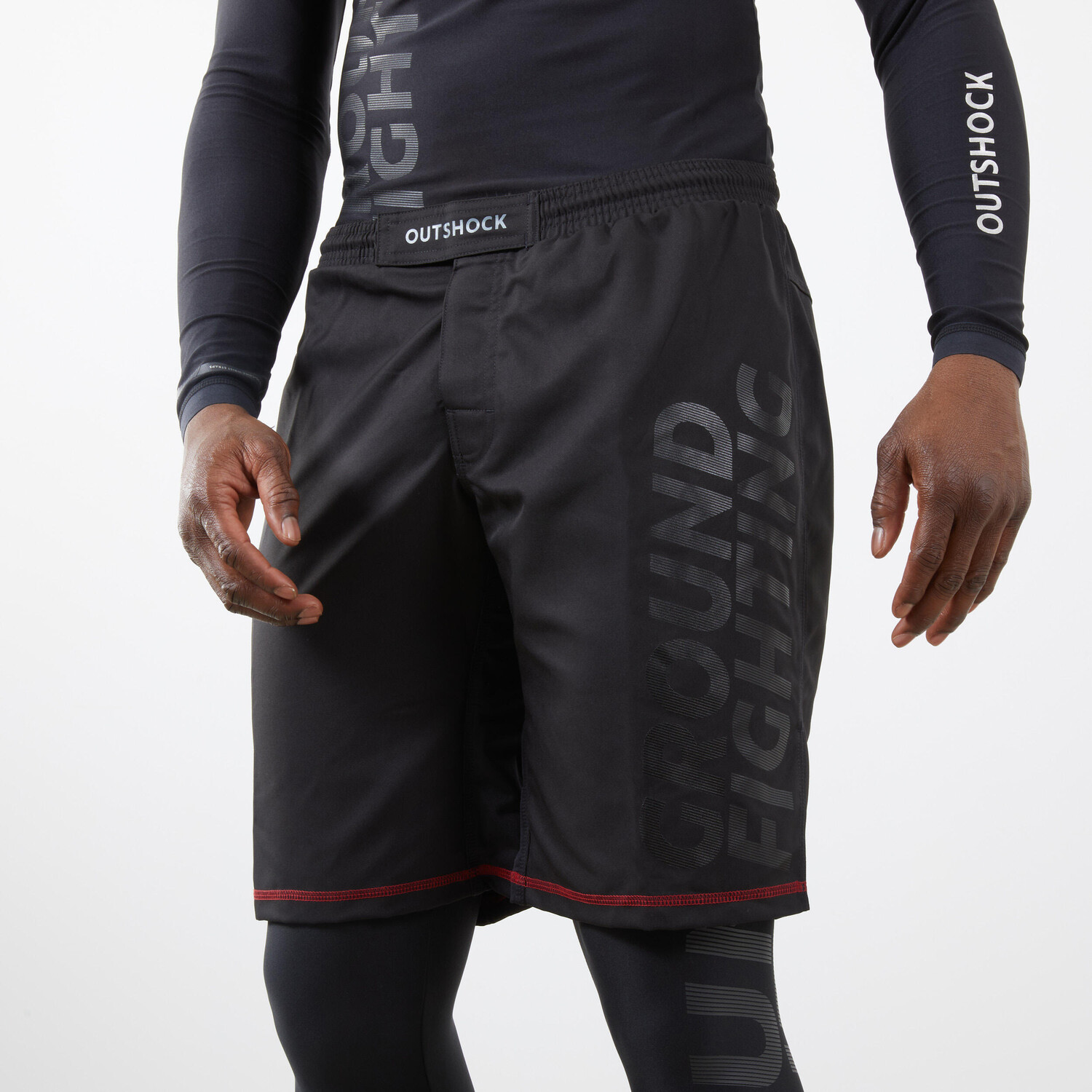 

Шорты Outshock MMA/Grappling 500, черный/бордовый
