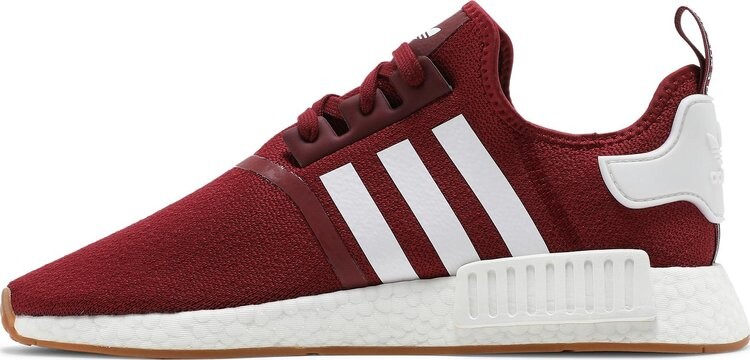 Кроссовки Adidas NMD_R1 'Burgundy Gum', красный — фото 4
