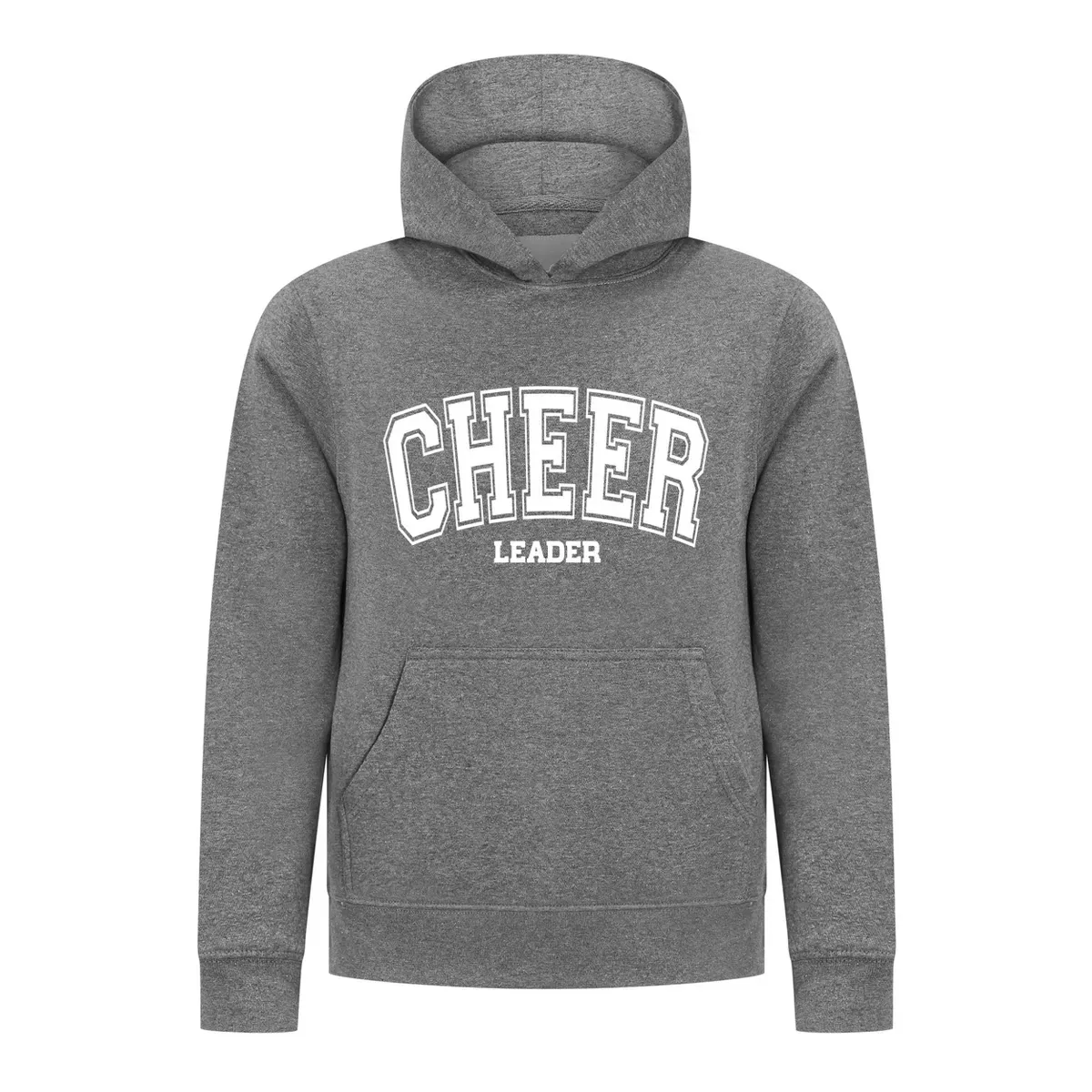 Детское худи для девочек с принтом Cheer Girl Bow Everyday Kids, Black — фото 2