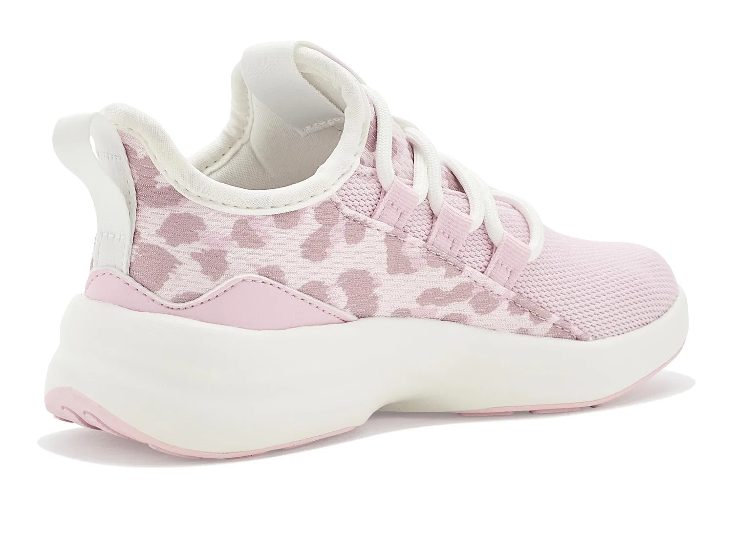 Кроссовки Lite Racer Adapt 8.0 (для маленьких и больших детей) Adidas Kids, White/Distilled Pink/Clear Pink — фото 4
