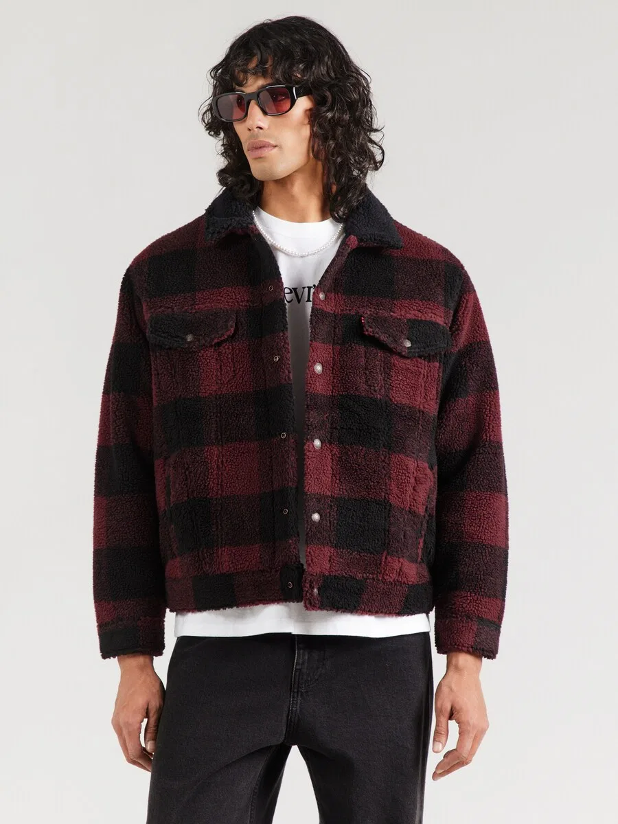 Куртка LEVI'S Between-Season 'JERO' красного цвета — фото 2