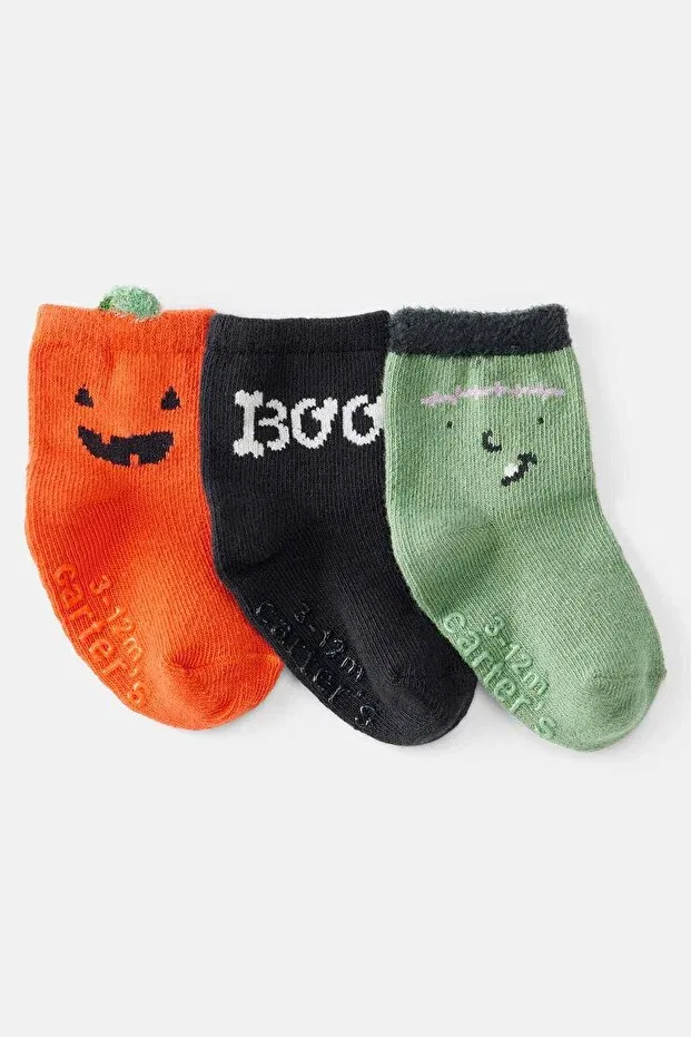 Детские носки для мальчиков хлопковые набор 3 пары Carter'S, Multicolor