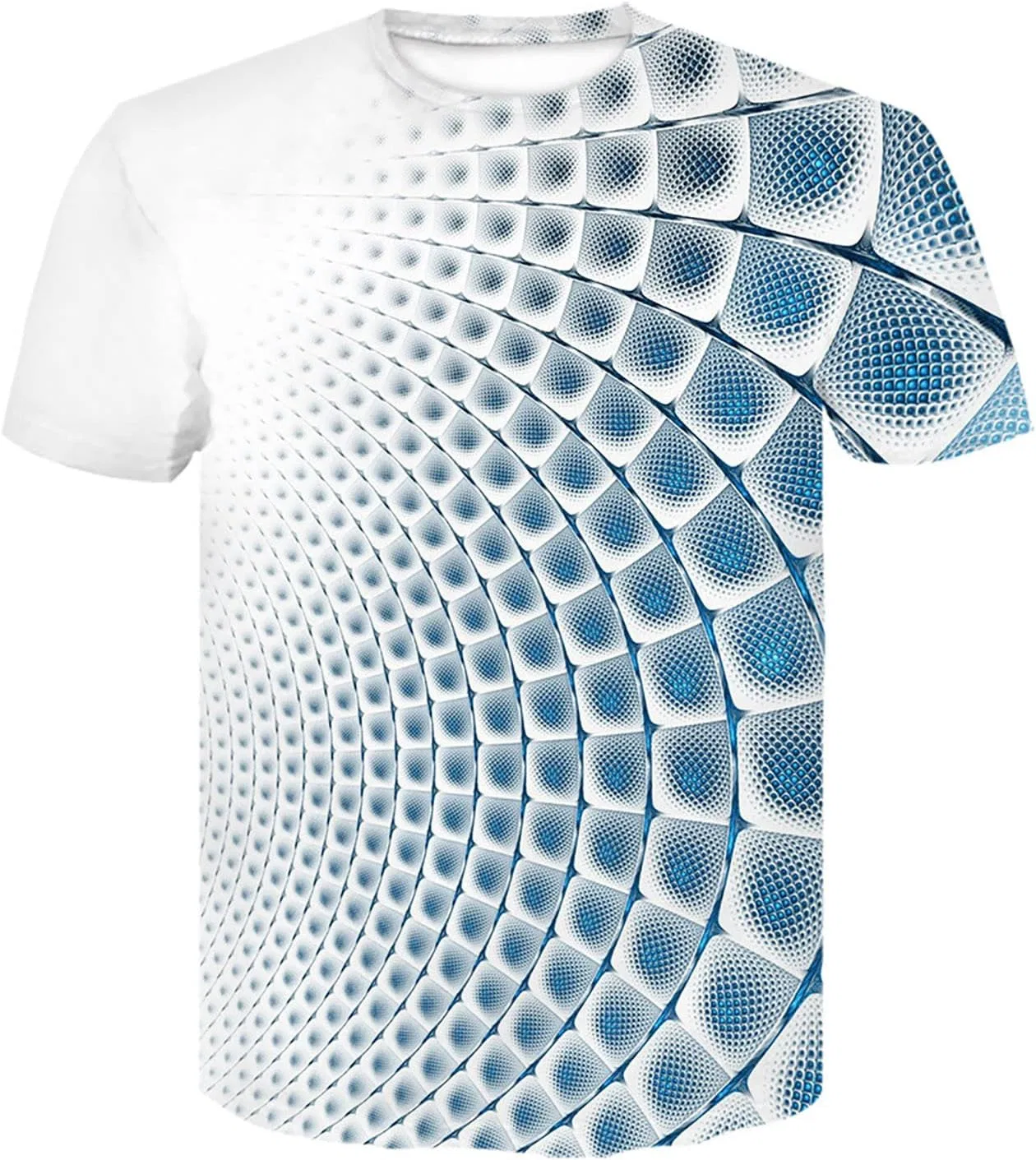 Мужская футболка с 3D-принтом 4th of July Shirts, White